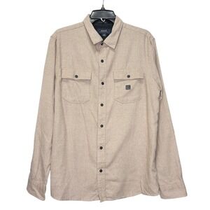 ROARK Men's Long Sleeve‎ Snap Flannel Elbow Patches M